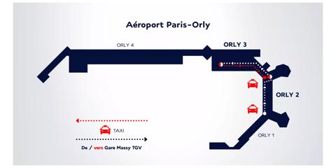 巴黎奥利机场地图